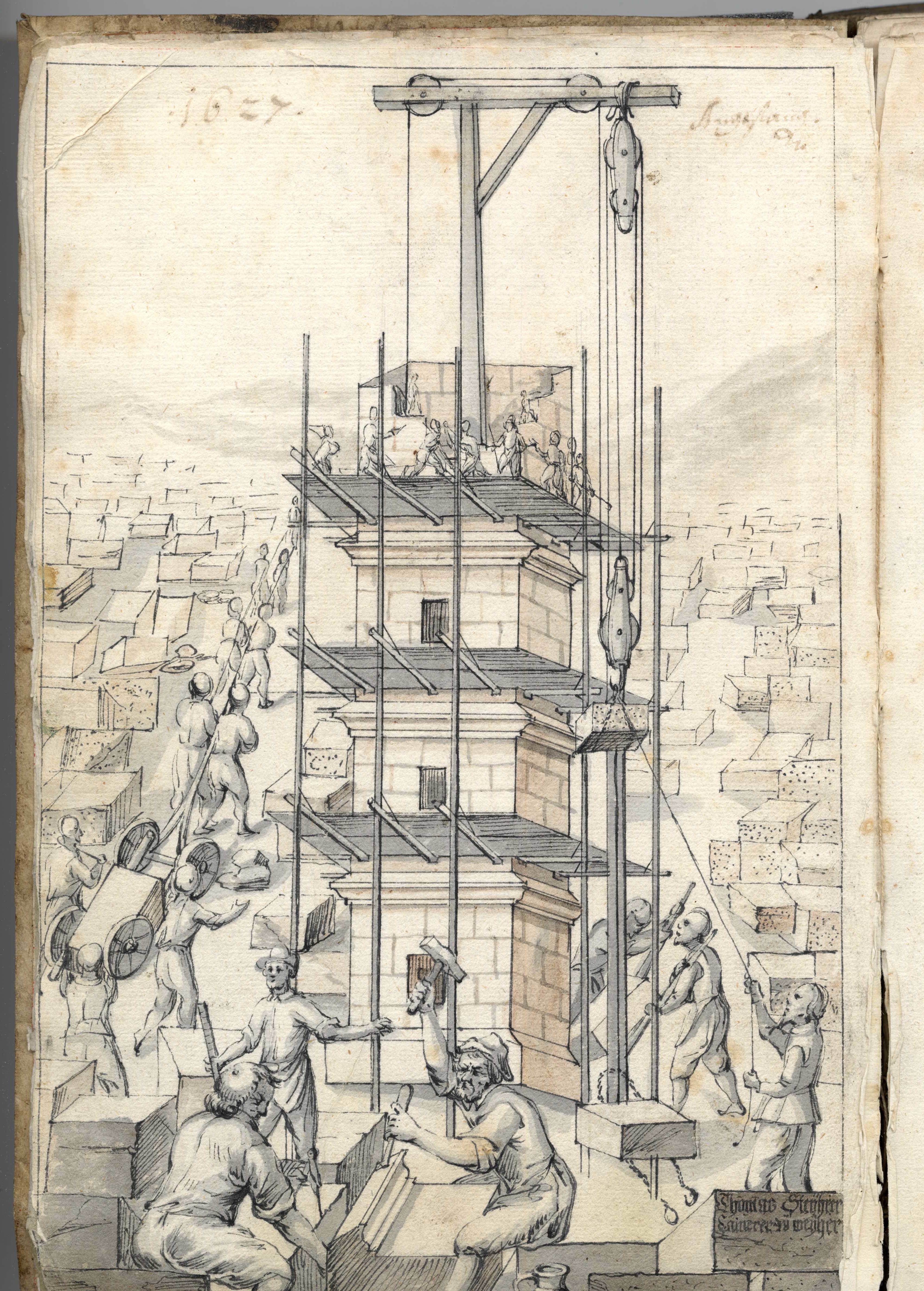 Nachweis des Titelbilds: Weyarner Baubuch, © Archiv des Erzbistums München und Freising, KB 149 fol. 6v